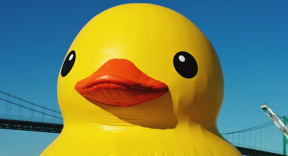 Giant Rubber Duck - please don't modify or remove!!!